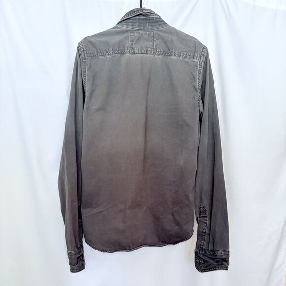 Abercrombie & Fitch Men's Size Large Muscle Button-Up Long Sleeve Shirt Jacket - Picture 2 of 11